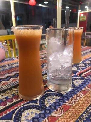 Apple time fresh juice - Apple, carrot and ginger  at Nook Eatery in Hue