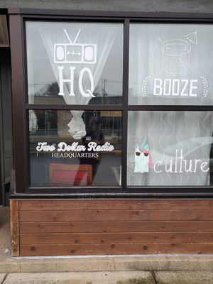 Store Front at Two Dollar Radio Headquarters in Columbus