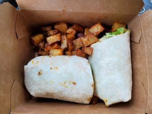 John Claude Van Randy Burrito w/ Walnut Chorizo at Two Dollar Radio Headquarters in Columbus