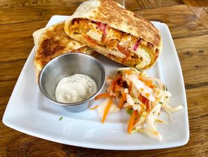 Tofu Wrap  at Two Dollar Radio Headquarters in Columbus