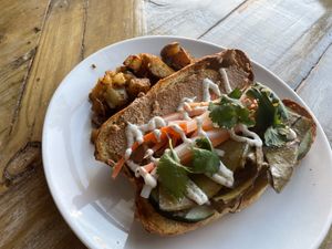 Sandwich  #Veganuary at Two Dollar Radio Headquarters in Columbus