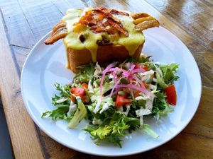Plantain Dish  at Two Dollar Radio Headquarters in Columbus