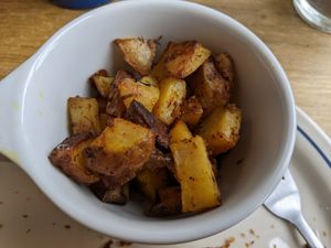 Fries at Two Dollar Radio Headquarters in Columbus