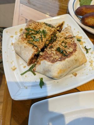 Walnut sausage Tortuga at Two Dollar Radio Headquarters in Columbus