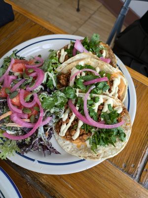 Tacos hermanos at Two Dollar Radio Headquarters in Columbus