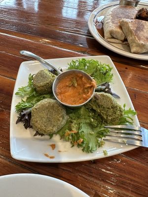 Falafel app!  at Two Dollar Radio Headquarters in Columbus