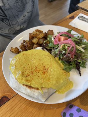 Breakfast tortuga  at Two Dollar Radio Headquarters in Columbus