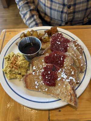 French toastt  at Two Dollar Radio Headquarters in Columbus