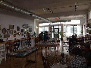 Great atmosphere! at Two Dollar Radio Headquarters in Columbus