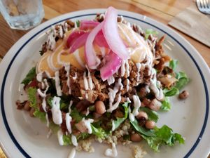 Don't remember what it was called but the queso is amazing! at Two Dollar Radio Headquarters in Columbus