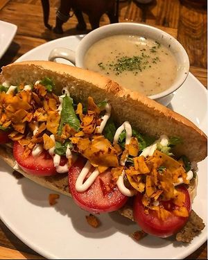 Hoagie and Soup at Two Dollar Radio Headquarters in Columbus