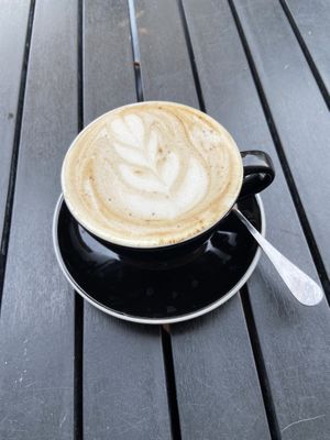  Mushroom latte  at The Seller Door in Brighton