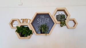 The Seller Door, sign inside at The Seller Door in Brighton