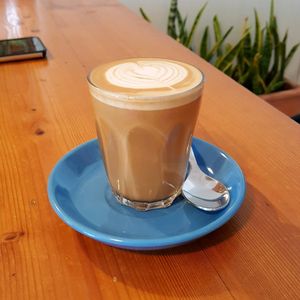 Almond Latte at The Seller Door in Brighton