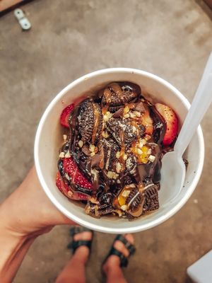 Frozen yogurt at VAVA Frozen Yogurt - Thae Pae Gate in Chiang Mai