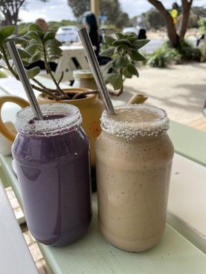 Amazing smoothies  at RAWR Bar in Apollo Bay
