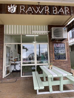 On the Main Street  at RAWR Bar in Apollo Bay