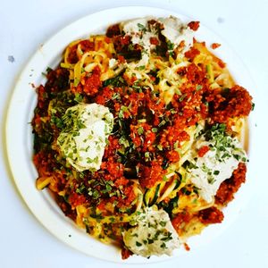 R A W  Spaghetti at RAWR Bar in Apollo Bay