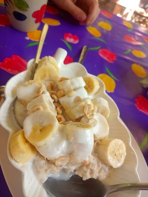 Banana porridge at Kohco Man in Koh Phayam