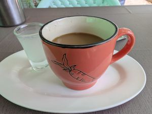 Coffee with coconut milk 🥥 at Kohco Man in Koh Phayam