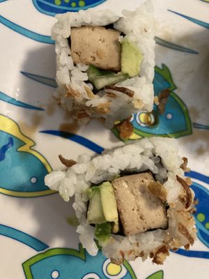 Teriyaki tofu roll  at Sushi Yah Man in Noosa Heads