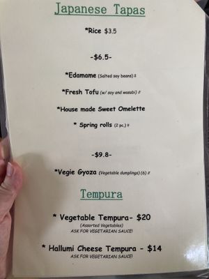 Menu  at Sushi Yah Man in Noosa Heads