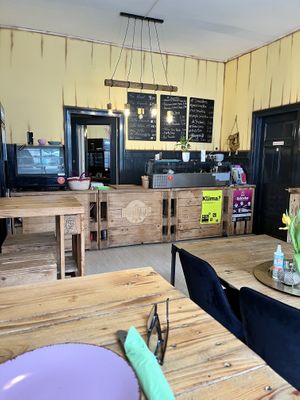 Inside  at My Hummus in Luebeck