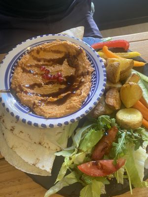 Paprika chilli plate   at My Hummus in Luebeck