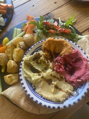 Mixed plate   at My Hummus in Luebeck