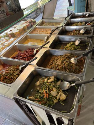 This is just a small selection of the incredibly huge menu they have on offer ￼ at Nop Nan in Bangkok