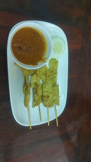 Satay at Nop Nan in Bangkok
