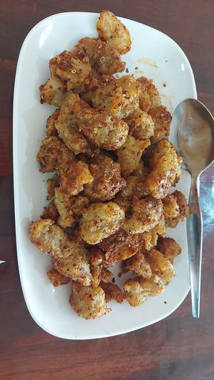 Taiwanese salt & pepper 'chicken' at Nop Nan in Bangkok