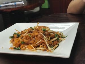 Pad thai  at Nop Nan in Bangkok