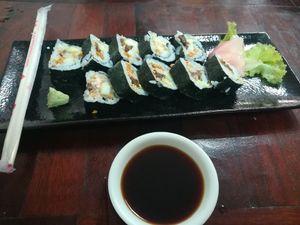 Sushi vegan style at Nop Nan in Bangkok