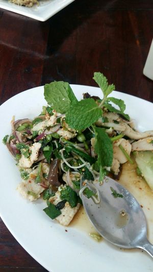 Larb at Nop Nan in Bangkok