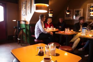 No noise - perfect with friends and family  at Grai Kötturinn in Reykjavik