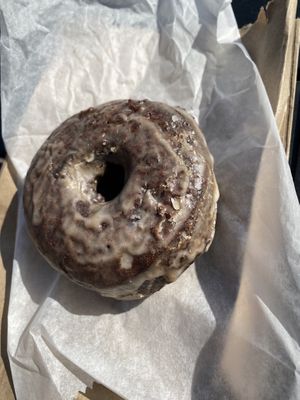 Vegan chocolate donutts  at The Met Coffee House and Art Gallery in North Conway