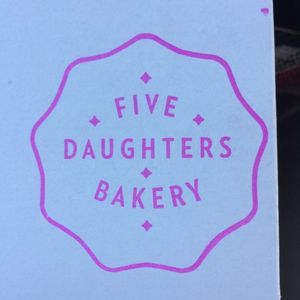 cute lil stamp on donut box at Five Daughters Bakery - Caruthers Ave in Nashville
