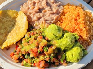 Al pastor plate at Cena Vegan - Ghost Kitchen in Los Angeles