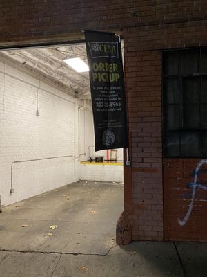 This is the entrance for vegan pickup (btw).  at Cena Vegan - Ghost Kitchen in Los Angeles