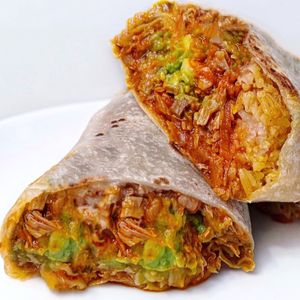 Big Vegan Burrito  #Veganuary at Cena Vegan - Ghost Kitchen in Los Angeles