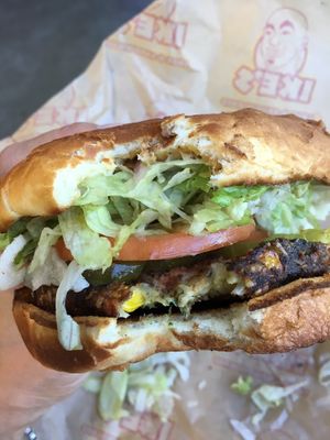 The Aggie - best vegan burger! at Ike's Love and Sandwiches in Tempe