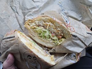 This one had vegan fried chicken in it at Ike's - N 4th St in Phoenix