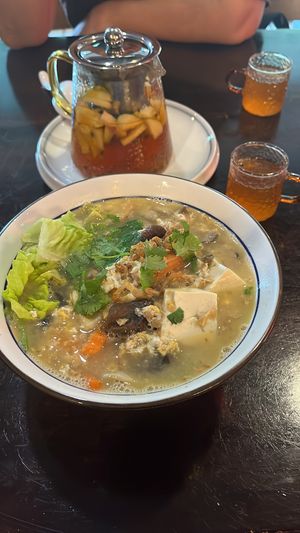Ginger noodle  at Anthony Vegetarian Restaurant in Malacca