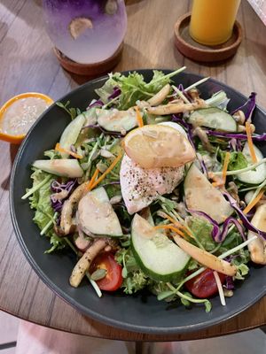 Avocado salad  at Anthony Vegetarian Restaurant in Malacca