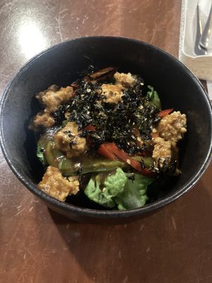Luncheon Rice bowl  at Anthony Vegetarian Restaurant in Malacca