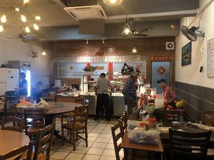 Interior at Anthony Vegetarian Restaurant in Malacca