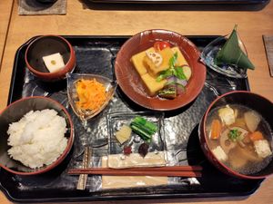 The vegan lunch at Cafe Guri in Kamakura