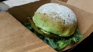 Forest Guardian Burger at Veggi Monster in Hong Kong Island