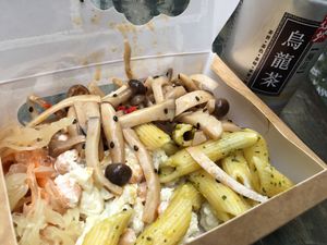 Four Salads--Today's Selections at Veggi Monster in Hong Kong Island